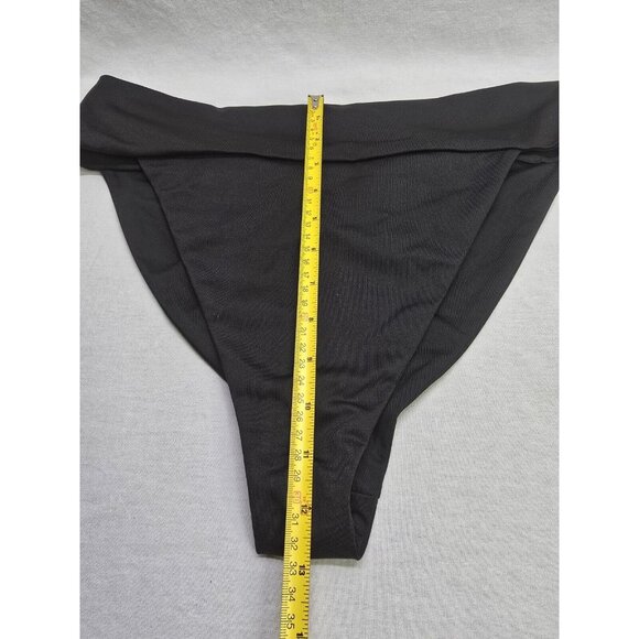 LONDRE The Banded Scrunch Bottom - Matte Black swim Bottoms - SIZE XXL- NWT. - Picture 7 of 12